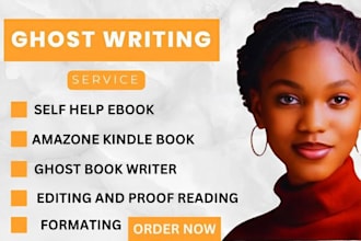 ghostwrite self help book, non fiction book, self help ebook, ghost book writer