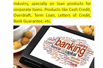 content writing on banking in india
