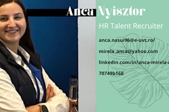 recruit talents and be your HR consultant