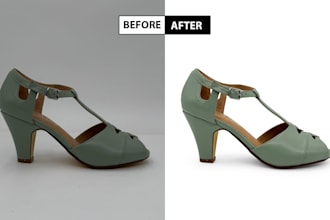 do product photo editing, touch up, color correcting by photoshop