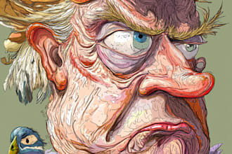 draw a political themed cartoon for you