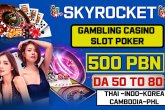 make thai,indo,korean,cambodia homepage backlinks