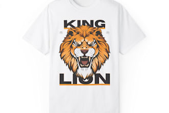 do lion, tiger, elephant, dolphin, bird, wolf and panda logo t shirt design