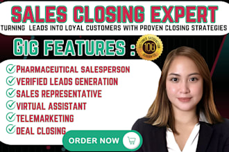 rep your sales expert pharmaceutical sales person virtual assistant b2b sales