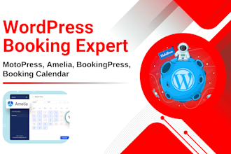 setup wordpress booking with motopress, amelia, bookingpress, booking calendar