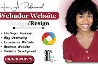build webador website redesign website development webador ecommerce website