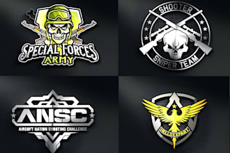 do skull, army, military, tactical, badge or emblem logo