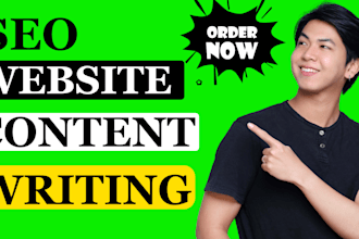 be your professional SEO website content writer for website copywriting