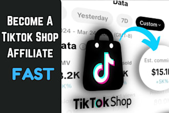 create a new tiktok shop affiliate account for you