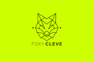 do minimal style line art and polygonal logo for your business