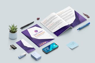 design a professional company profile, brochure, and catalog