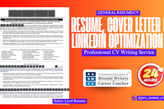 provide expert resume and cv writing service that will get you your dream job
