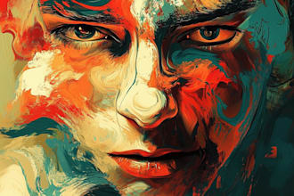 do paint abstract and surreal watercolor acrylic art