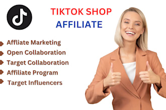 assist you in tiktok shop affiliate marketing