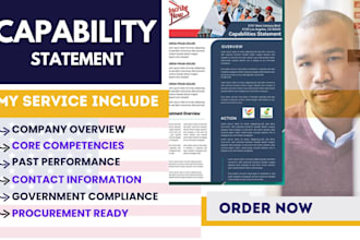design government capability statement and capability statement