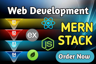 develop custom mern stack website as mern stack web app developer expert