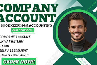 prepare and file UK company accounts, hmrc corporation tax return ct600