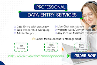 do fast and accurate data entry