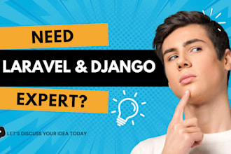 be your full stack developer django laravel and react