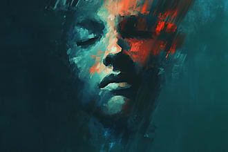 paint your abstract art and surreal acrylic art