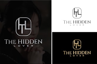 create luxury fashion clothing and monogram brand logo