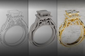 create your 3d jewelry ideas