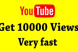 do organic youtube video promotion and 10k views growth