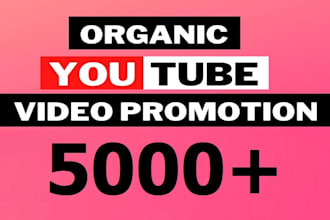 do add 1000 youtube video views, promote your video fast
