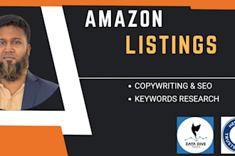 write SEO optimized amazon listings that sells