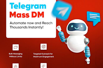 create a telegram mass dm automation tool for engagement