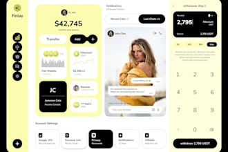 dashboard ui ux design saas website application mobile app uiux designer design