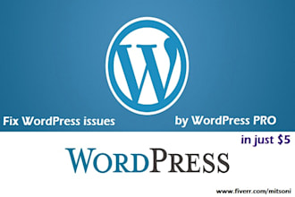 fix wordpress issues or errors from your site