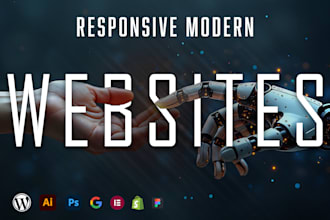 web design and build a responsive modern wordpress website