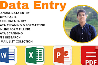 handle data entry tasks efficiently