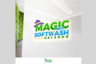 design a fantastic pressure washing, maintenance and cleaning service logo