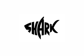 design shark, ocean, predator, aquatic, wildlife, fish and fierce logo