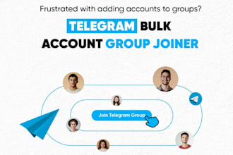 build a telegram bulk group joiner for easy enrollment
