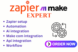 be your zapier expert for zapier automation, zapier integration on makecom