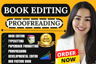professionally edit proofread and format your non fiction book