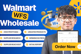 manage your walmart wfs wholesale business as your VA
