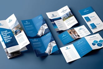 design brochure, trifold brochure design, bifold brochure with business flyers