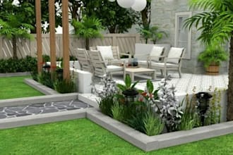 do 3d backyard landscape pantry design patio pergola deck garden outdoor kitchen