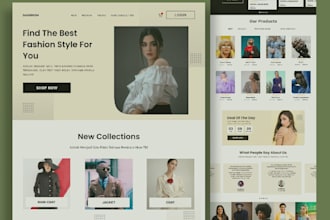 design a high converting ecommerce website or app UI UX on figma