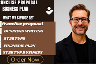write a business plan with a financial plan for startups, business plan writer
