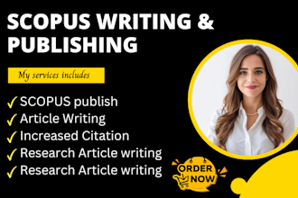 write and publish articles in scopus, sci, isi, wos indexed journals