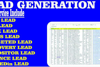 generate fresh HQ live forex crypto leads, binance leads, business leads, mlm
