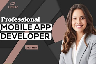 develop a professional hybrid app, android app, flutter app