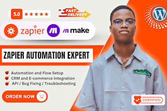 setup zapier automation,  zapier webhook, zapier integration, zapier API expert