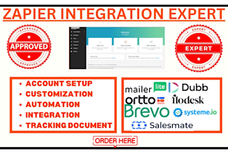 do zapier integration salesmate systemio brevo ortto dubb flodesk mailerlite crm