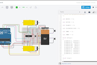 do circuit simulation and arduino programming in tinkercad